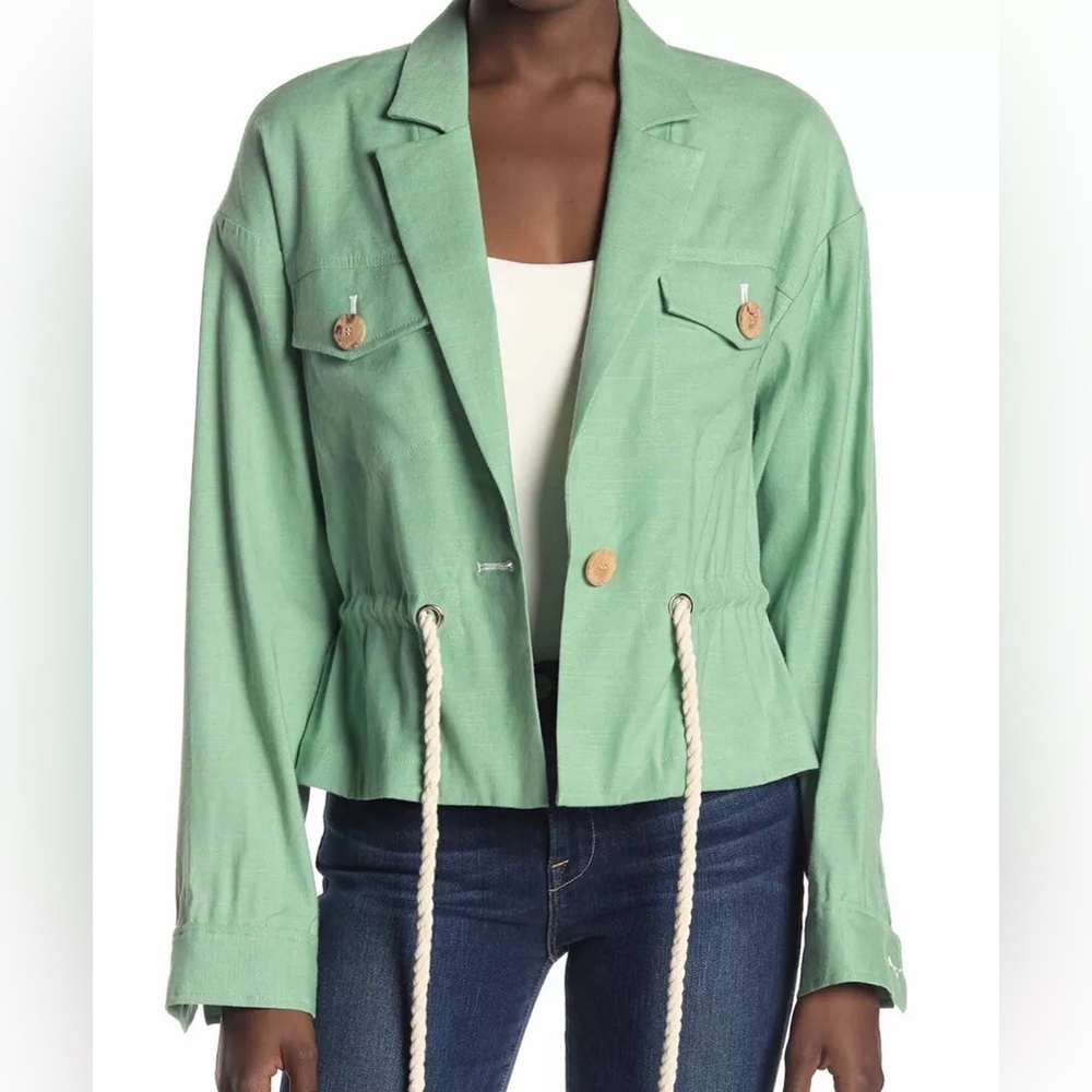 Veronica Beard Magni Linen Blazer